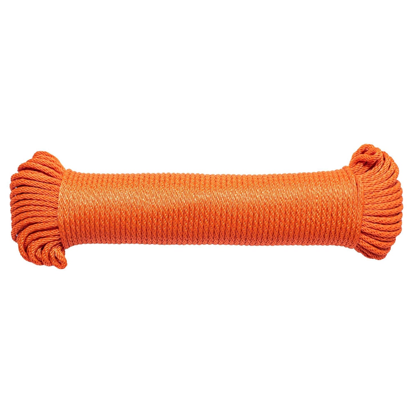 (#4) 1/8 in / 100 ft / Orange SK-SBN-18x100-Orange RopeHub Solid Braid Rope