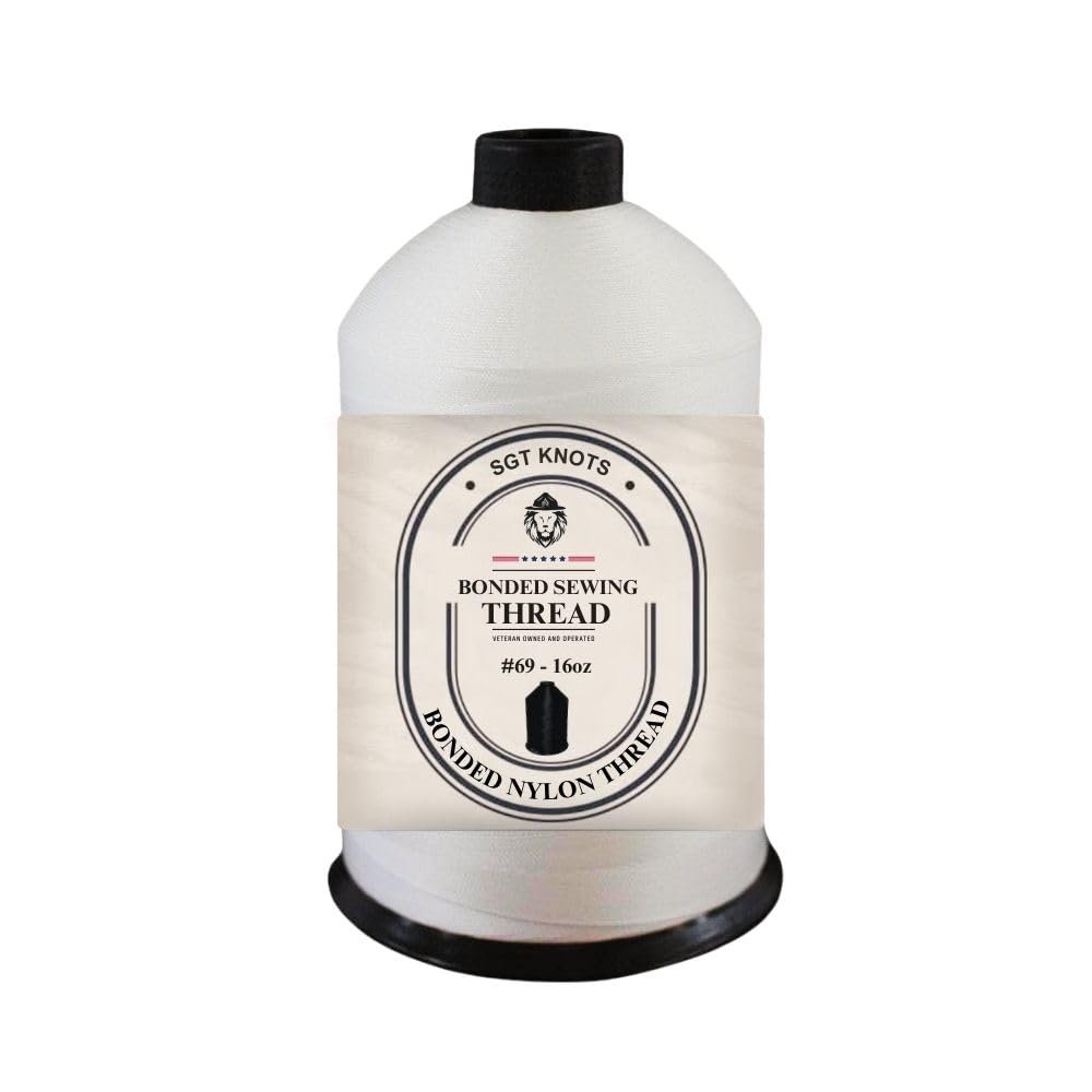 RopeHub #69 Bonded Nylon Sewing Thread - All Purpose, Bonded Nylon Thread for Leather Stitching, Canvas Repair and More