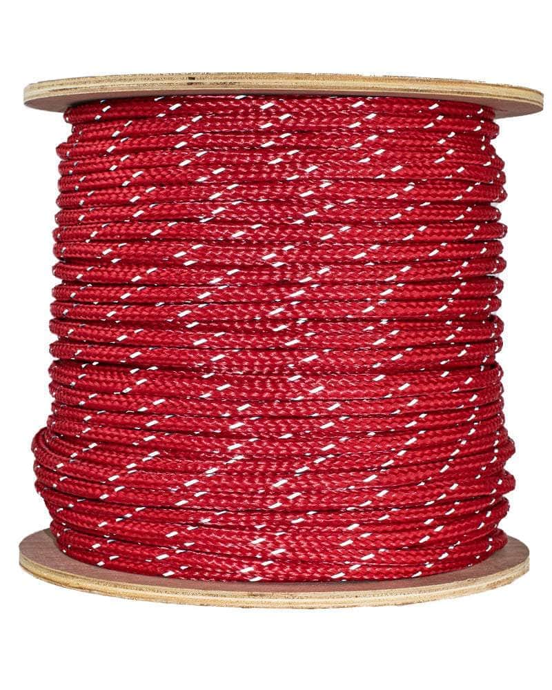 3/8 / 1000.0 FT / Red SK-HBPER-38x1000-Red RopeHub Hollow Braid Rope