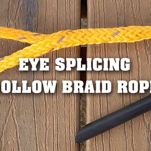 Eye Splicing Hollow Braid Rope