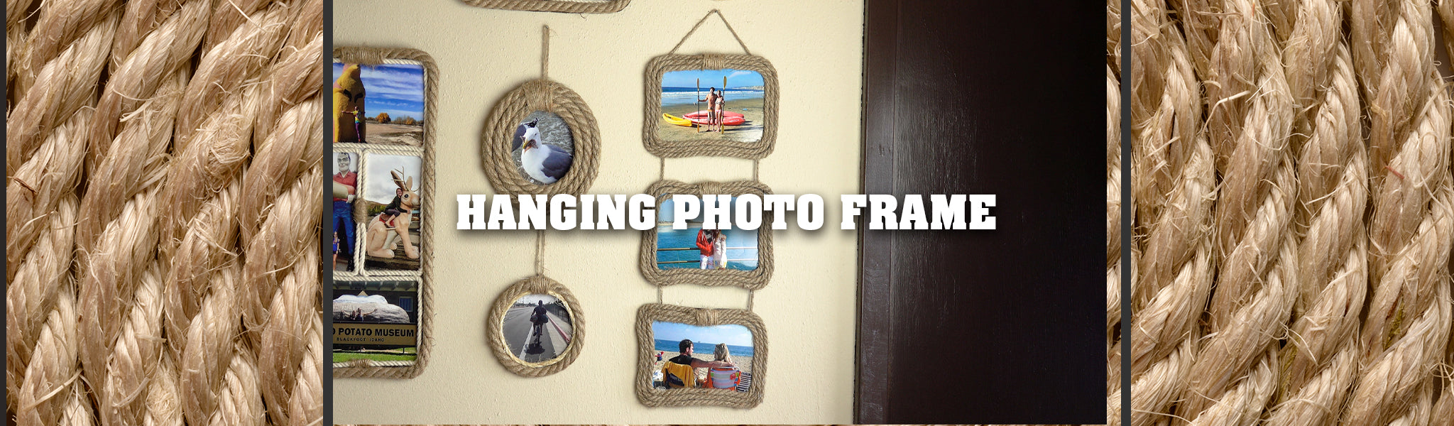 Create Handmade Jute Rope Photo Frame with This Easy DIY | RopeHub