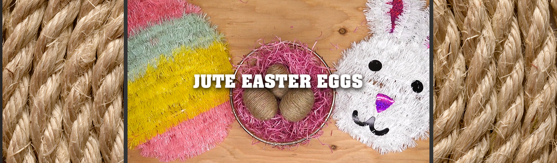 Jute Twine Easter Eggs Tutorial