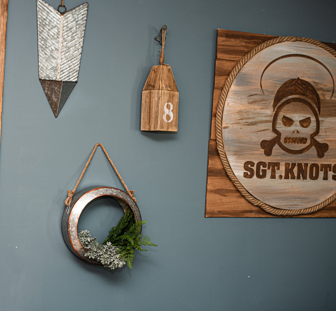 rope decoration ideas on wall