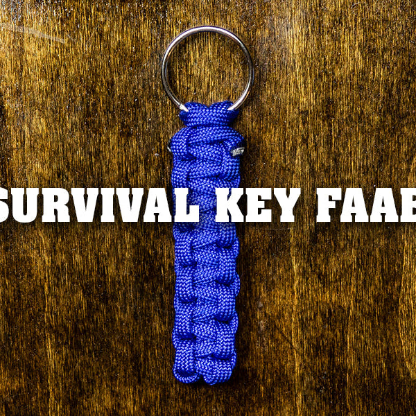 Easy Paracord Survival Key Faab