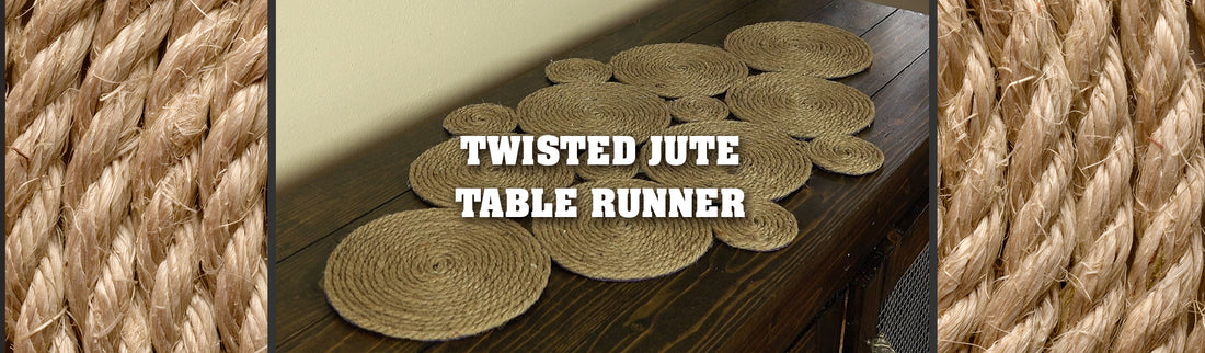 Twisted Jute Rope Table Runner Tutorial