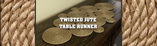 Twisted Jute Rope Table Runner Tutorial