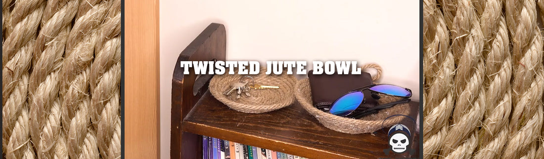 No-Sew Rope Bowl Tutorial