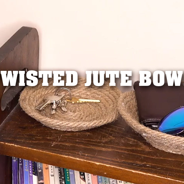 No-Sew Rope Bowl Tutorial
