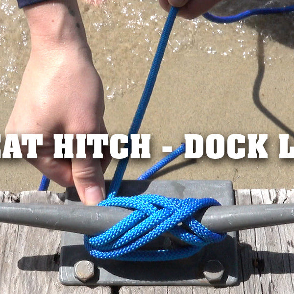 Cleat Hitch Dock Line (Deck)