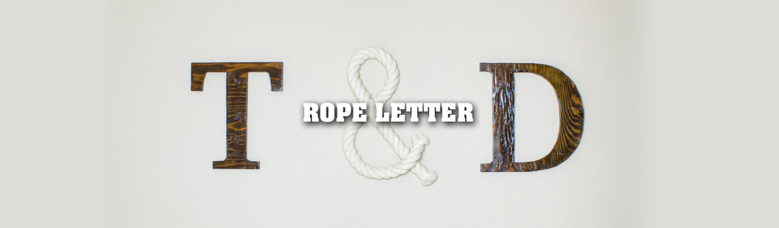 How to Make Rope Letters