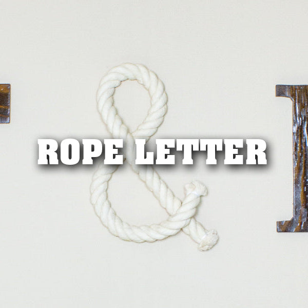 How to Make Rope Letters