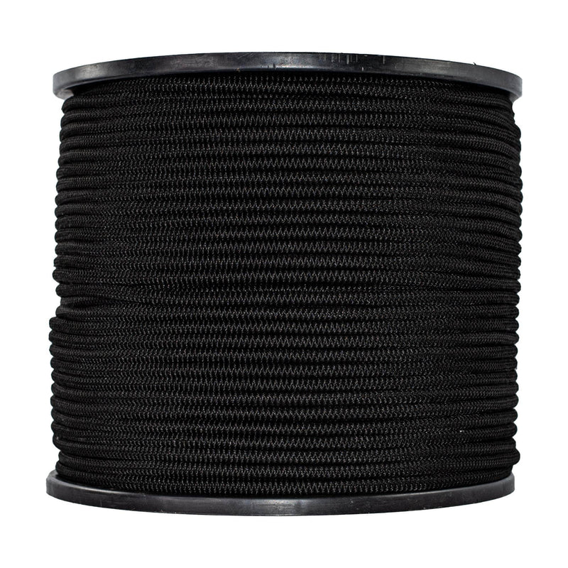 1/2 in / 1,000 ft / Black 1161pf1ka0-SK RopeHub Shock Cord