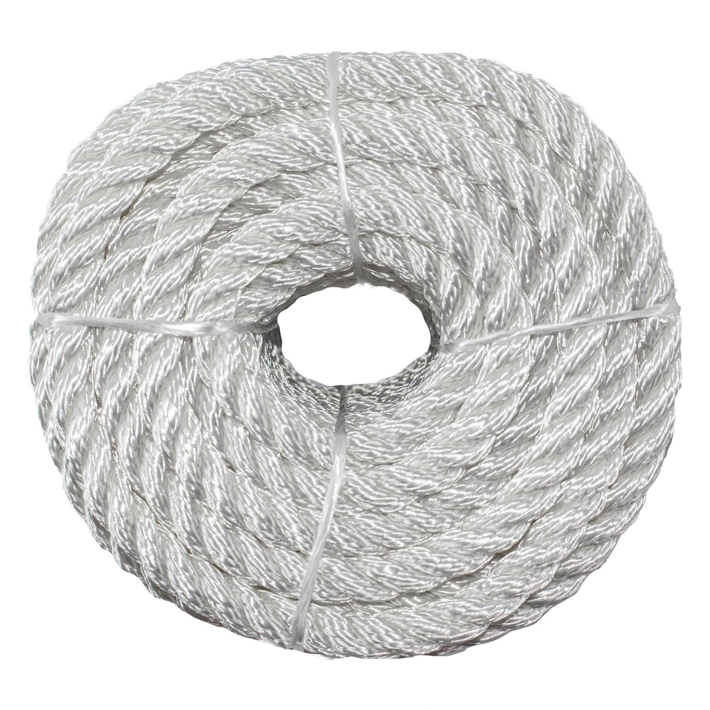 1/2 in / 100 ft / White SK-TP-12x100ft-White RopeHub Twisted Rope