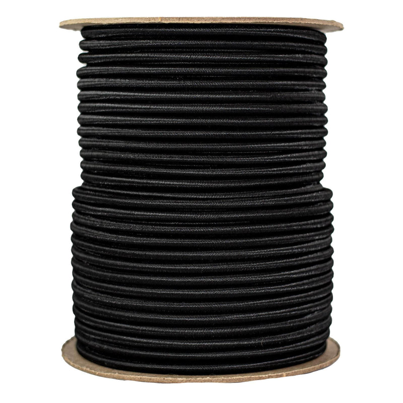 1/2 in / 1000 ft - Spool / Black SKPPSC-12x1000-Black RopeHub Shock Cord