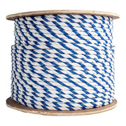 1/2 in / 600 ft / Blue / White SK-PPR-1-2x600ft-BlueWhite RopeHub Twisted Rope