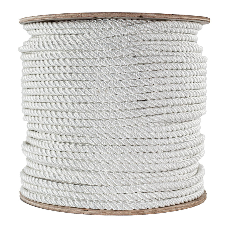 1/2 in / 600 ft / White SK-TP-12x600ft-White RopeHub Twisted Rope