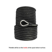 1/2 inch x 100ft / Black SK-NDBAL-12x100ft-Black RopeHub Rope