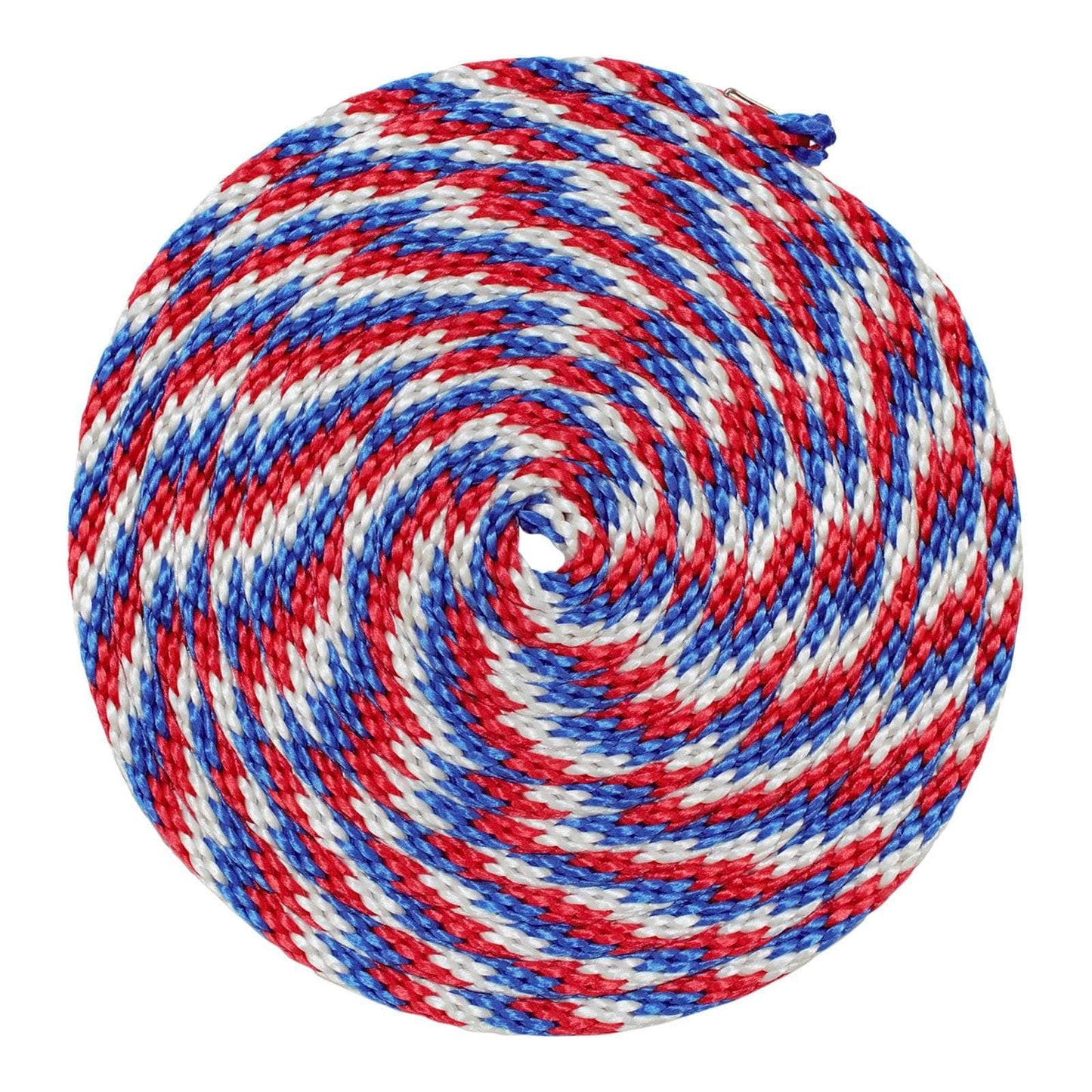 1/4 in / 10 ft / RedWhiteBlue SK-MFP-RedWhiteBlue-14-10 RopeHub Solid Braid Rope