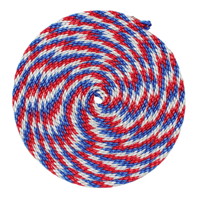 1/4 in / 10 ft / RedWhiteBlue SK-MFP-RedWhiteBlue-14-10 RopeHub Solid Braid Rope