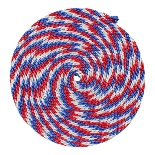 1/4 in / 10 ft / RedWhiteBlue SK-MFP-RedWhiteBlue-14-10 RopeHub Solid Braid Rope