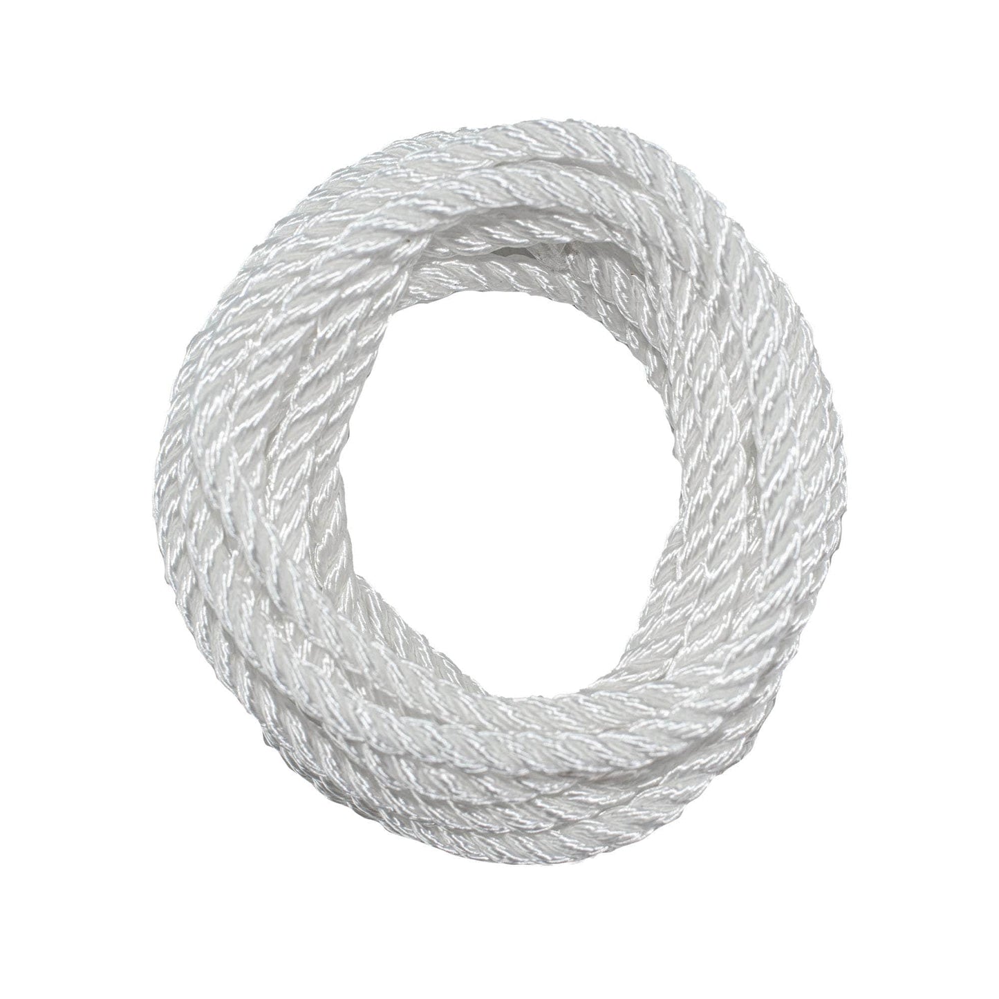1/4 in / 10 ft / White SK-TP-14x10ft-White RopeHub Twisted Rope