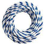 1/4 in / 100 ft / Blue / White SK-PPR-1-4x100ft-BlueWhite RopeHub Twisted Rope