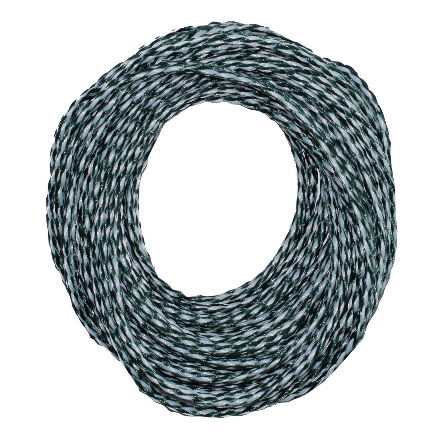 1/4 in / 100 ft / Hunter Green / White SK-HBPP-14x100-HunterWhite RopeHub Hollow Braid Rope
