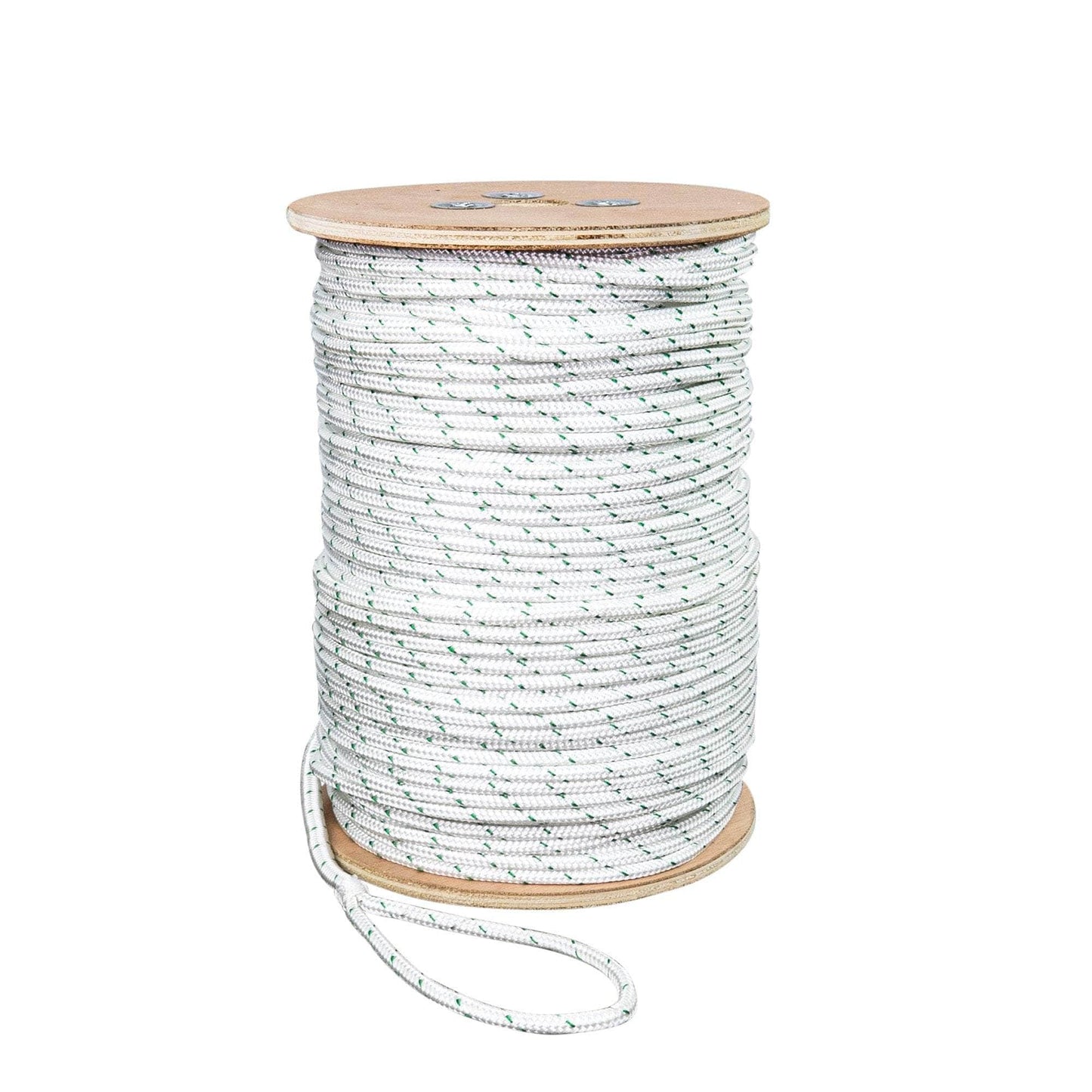 1/4 in / 600 ft / White (May or May Not Include Green Tracer) SK-DBPR-14x600 RopeHub Double Braid Rope