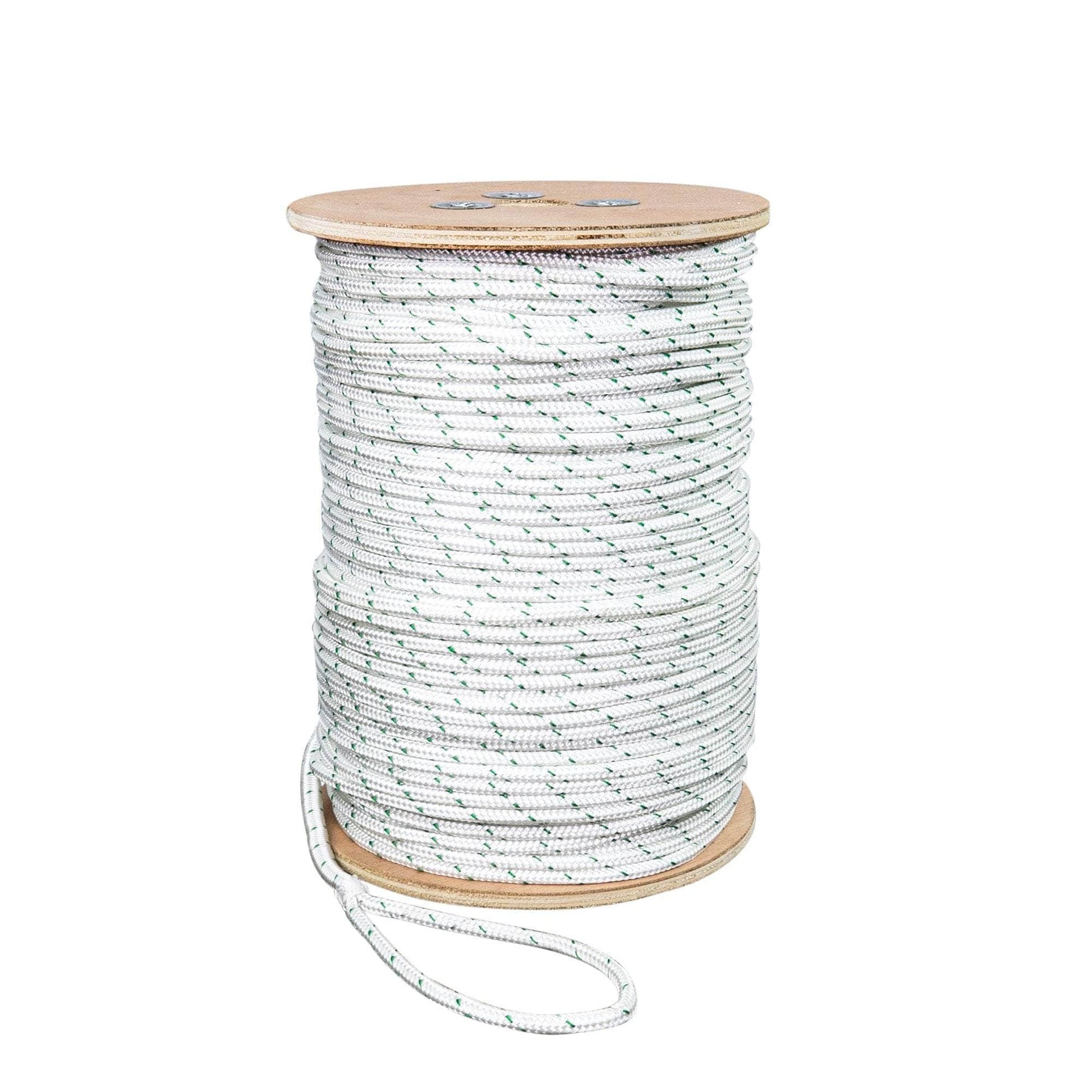 1/4 in / 600 ft / White (May or May Not Include Green Tracer) SK-DBPR-14x600 RopeHub Double Braid Rope