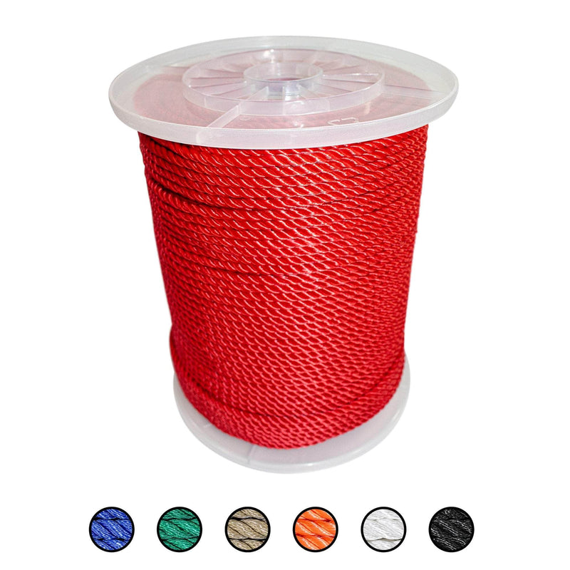 1/4 in x 600 ft / Red SK-TMFP-14x600-Red RopeHub Rope
