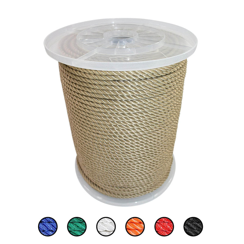 1/4 in x 600 ft / Tan SK-TMFP-14x600-Tan RopeHub Rope