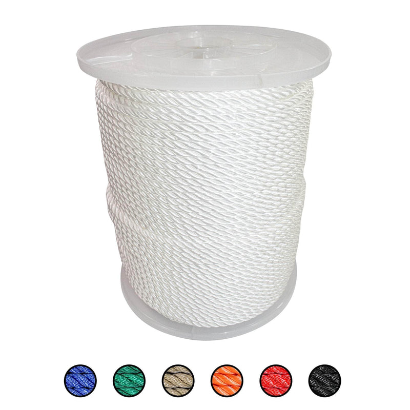 1/4 in x 600 ft / White SK-TMFP-14x600-White RopeHub Rope
