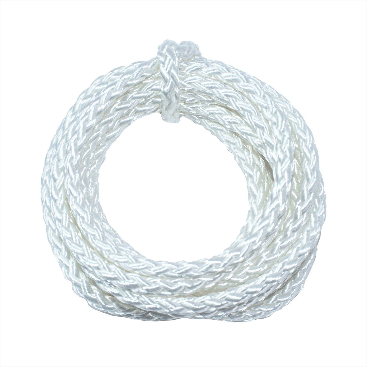 1/4" x 10ft / White SK-DiamBN-14x10-White RopeHub Rope