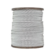 1/8 in / 100 ft - Coil / White w Black Tracer SKPPSC-18x100-WhiteBT RopeHub Shock Cord
