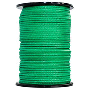 1/8 in (3mm) / 600 ft / Green SK-AMB-Green-18x600 RopeHub Hollow Braid Rope