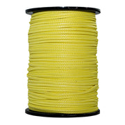 1/8 in (3mm) / 600 ft / Yellow SK-AMB-Yellow-18x600 RopeHub Hollow Braid Rope