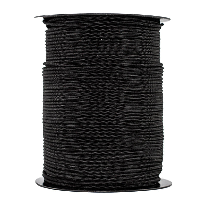 1/8 in / 500 ft / Black 1057pf500s12 RopeHub Shock Cord