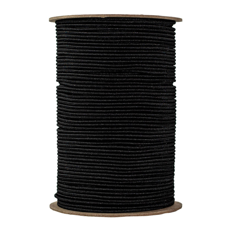 1/8 in / 500 ft - Spool / Black SKPPSC-18x500-Black RopeHub Shock Cord