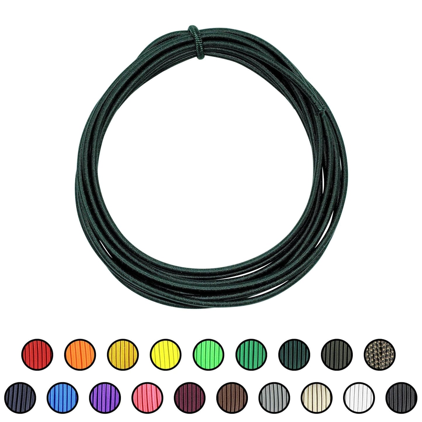1/8" x 10ft / Emerald Green SKSC1/8-10ft-EmeraldGreen RopeHub Shock Cord