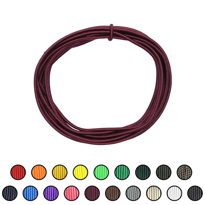 1/8" x 10ft / Maroon SKSC1/8-10ft-Maroon RopeHub Shock Cord