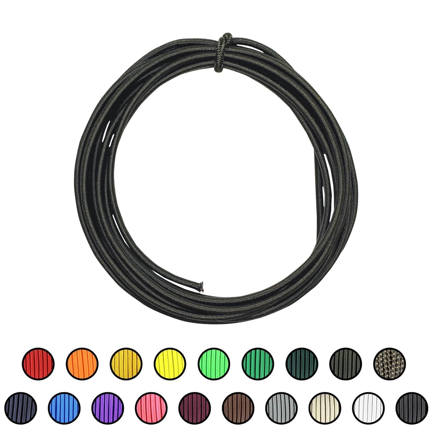 1/8" x 10ft / OD Green SKSC1/8-10ft-ODGreen RopeHub Shock Cord