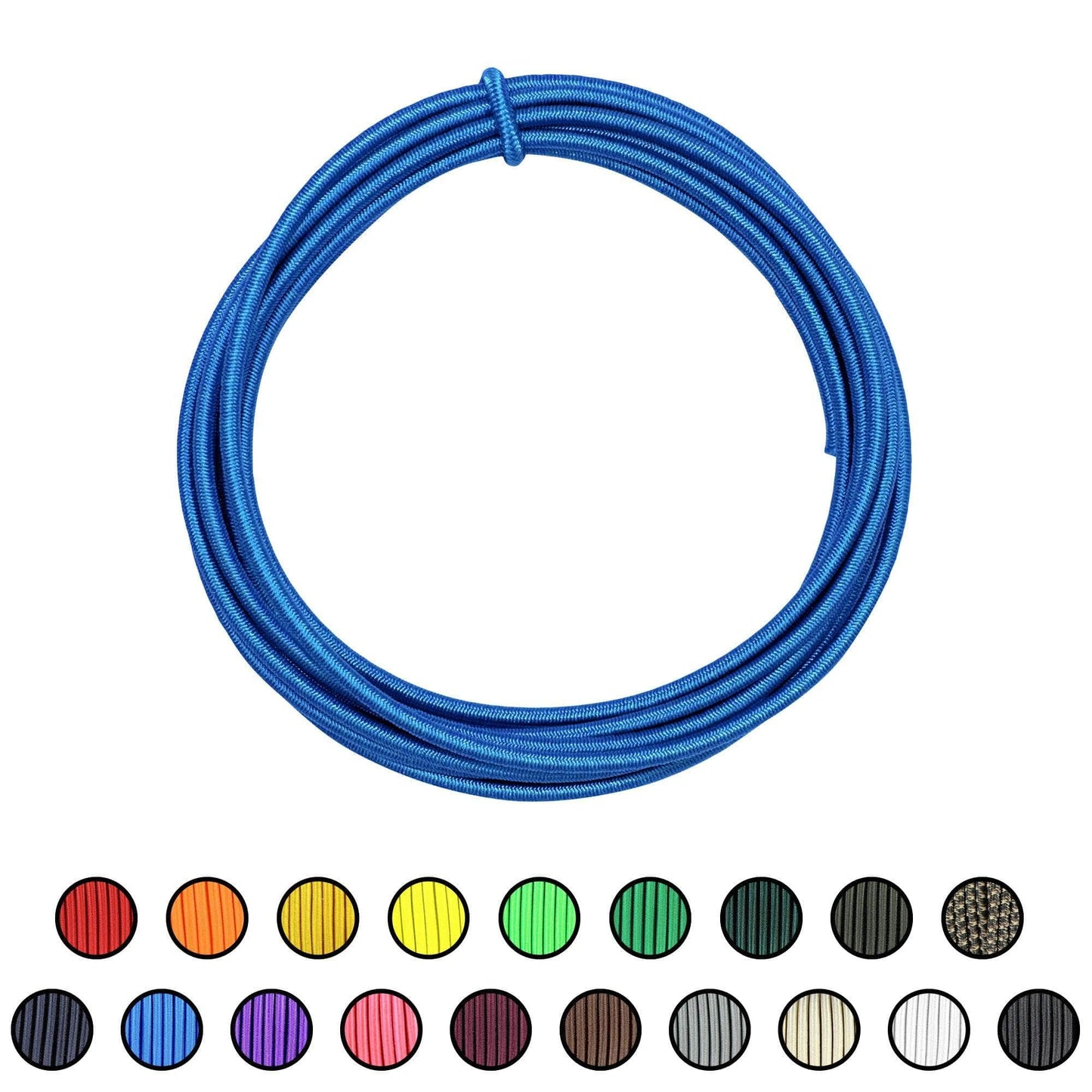 1/8" x 10ft / Royal Blue SKSC1/8-10ft-RoyalBlue RopeHub Shock Cord
