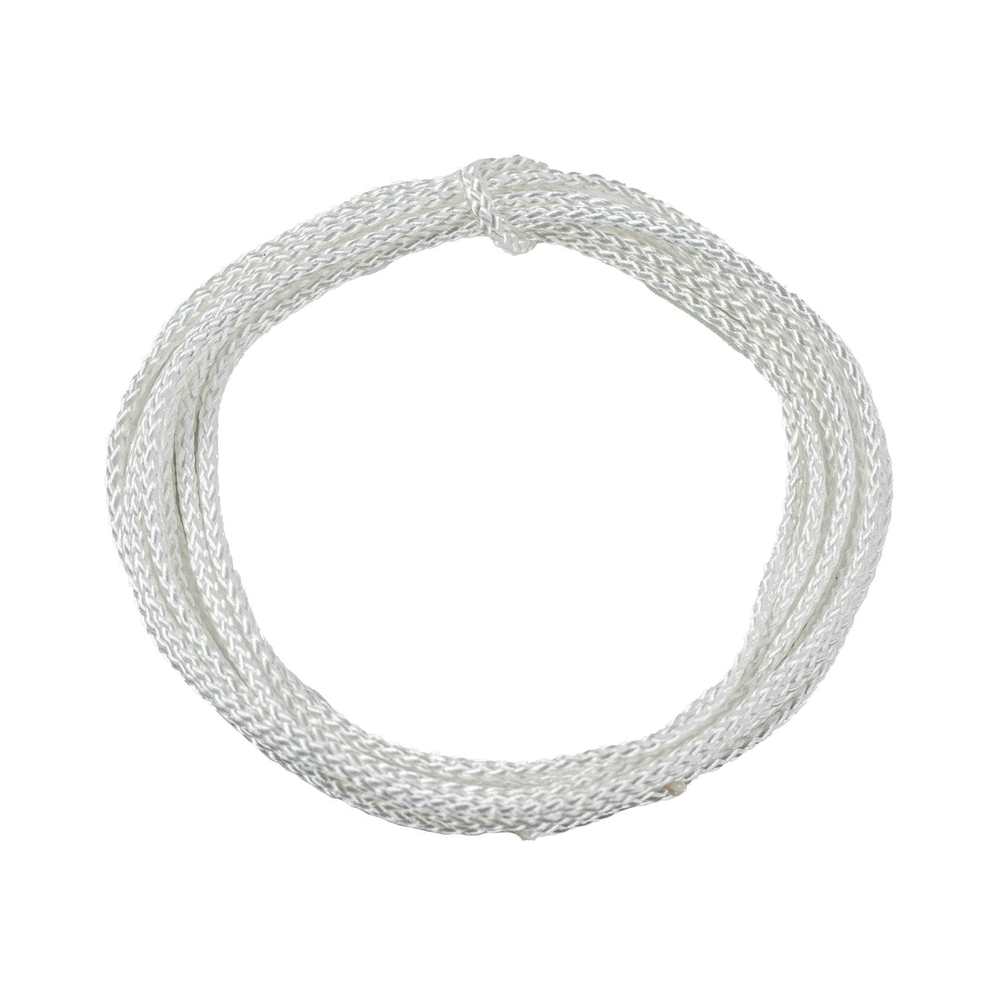 1/8" x 10ft / White SK-DiamBN-18x10-White RopeHub Rope
