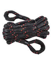 1 in x 30 ft / Black w RedFleck SK-DBRR-1x30-Black-Red RopeHub Rope