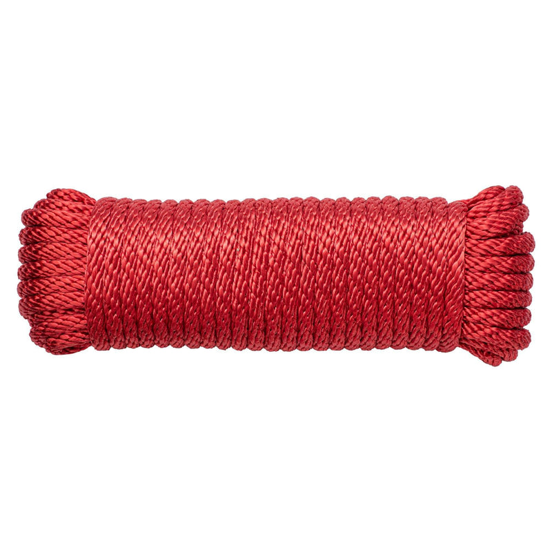 (#10) 5/16 in / 50 ft / Red SK-SBN-516x50-Red RopeHub Solid Braid Rope