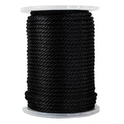 (#12) 3/8 in / 250 ft / Black SK-SBP-38x250-Black RopeHub Solid Braid Rope