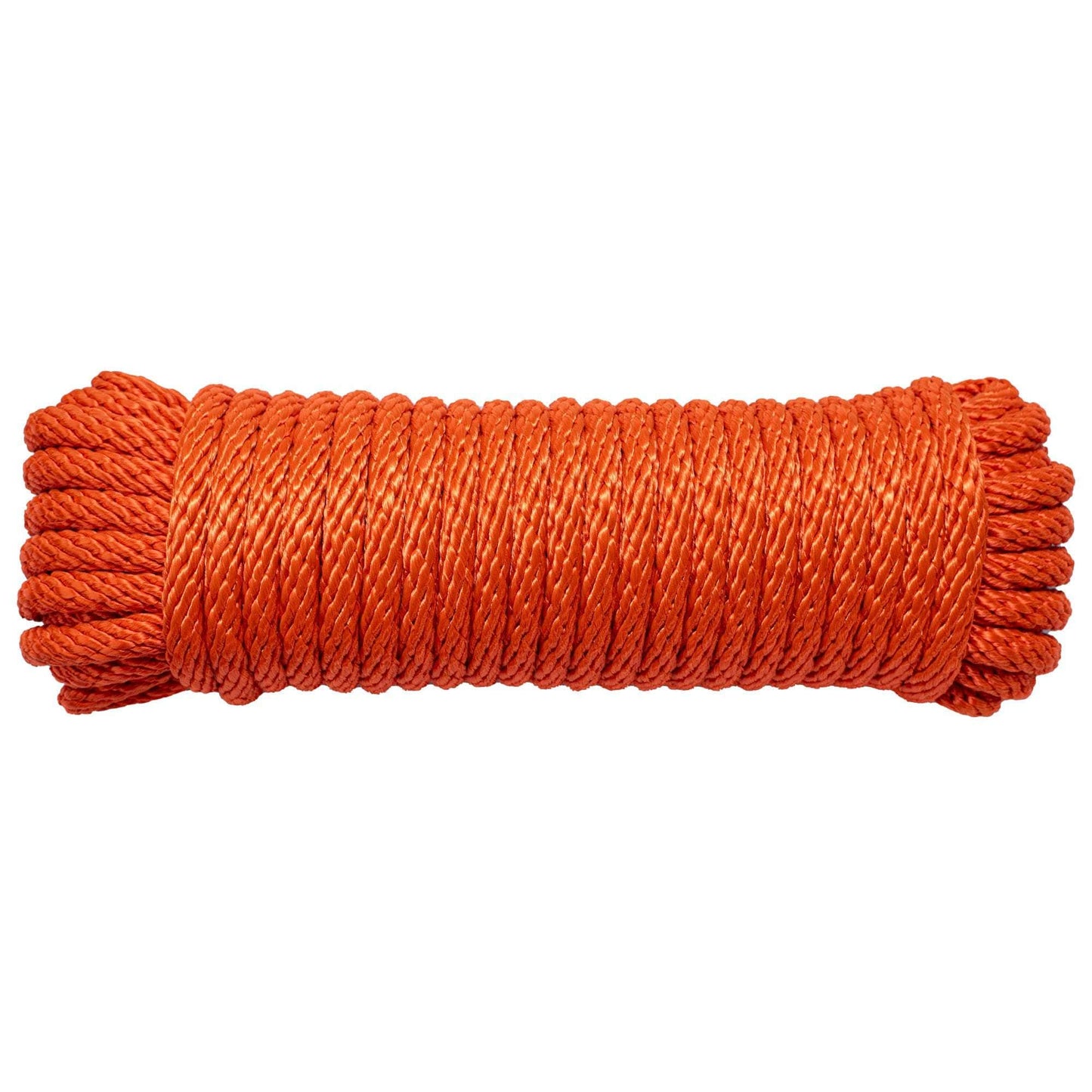 (#12) 3/8 in / 50 ft / Orange SK-SBN-38x50-Orange RopeHub Solid Braid Rope