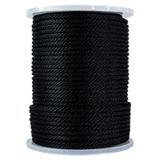 (#12) 3/8 in / 500 ft / Black SK-SBP-38x500-Black RopeHub Solid Braid Rope