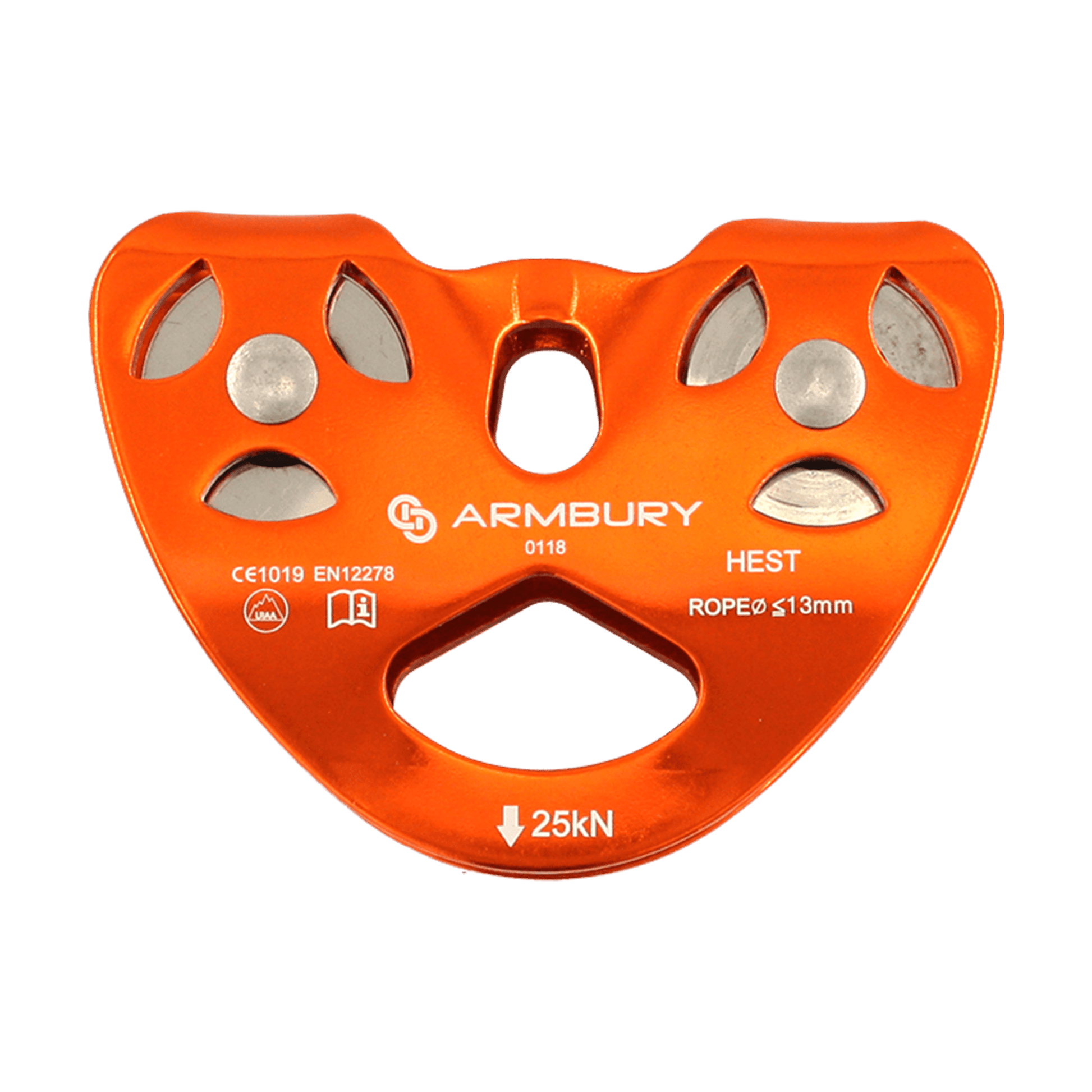 120mm x 88mm ARM-Pull-HestMobileDouble-Orange ARMBURY Climbing Gear