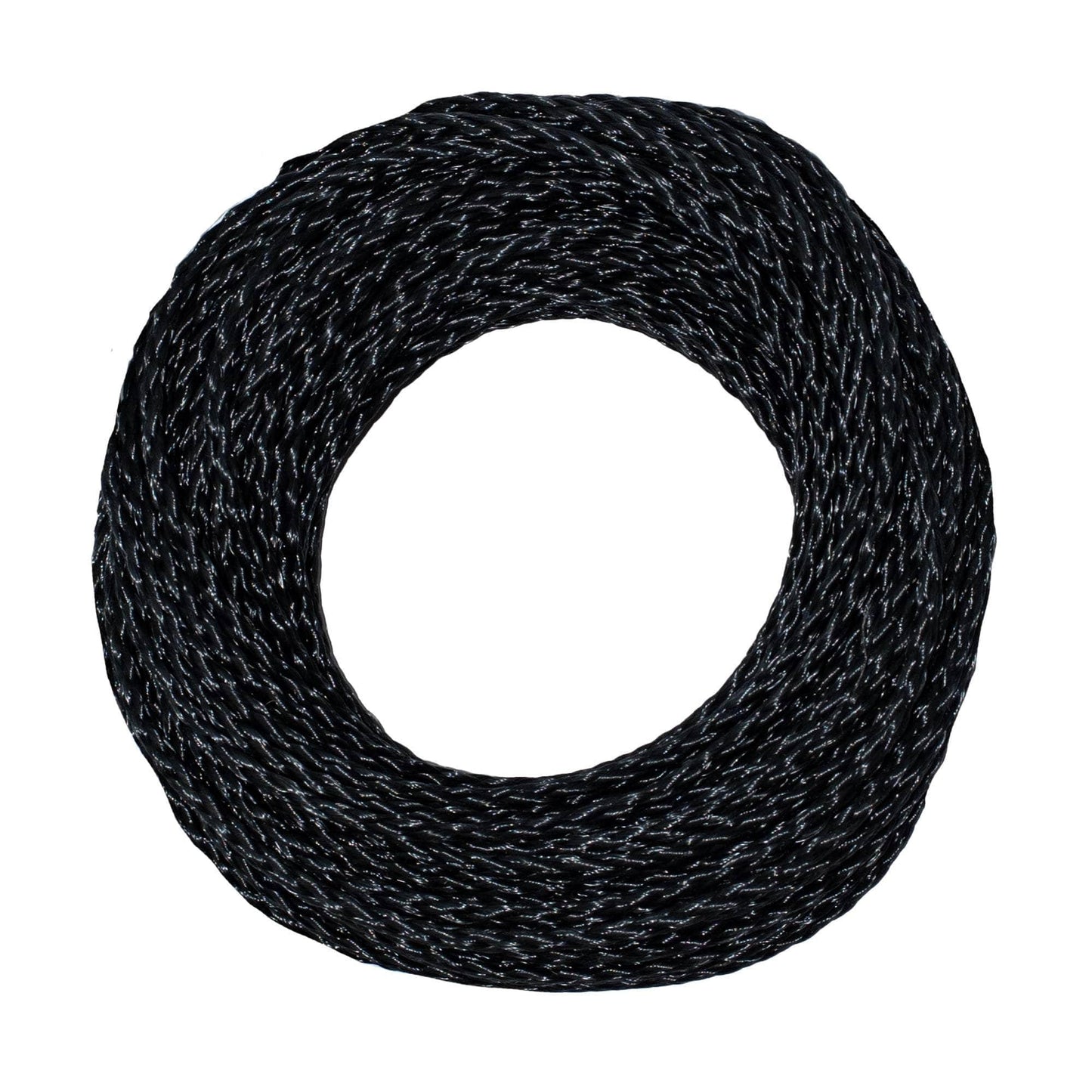 3/16 in / 100 ft / Black SK-HBPP-316x100-Black RopeHub Hollow Braid Rope